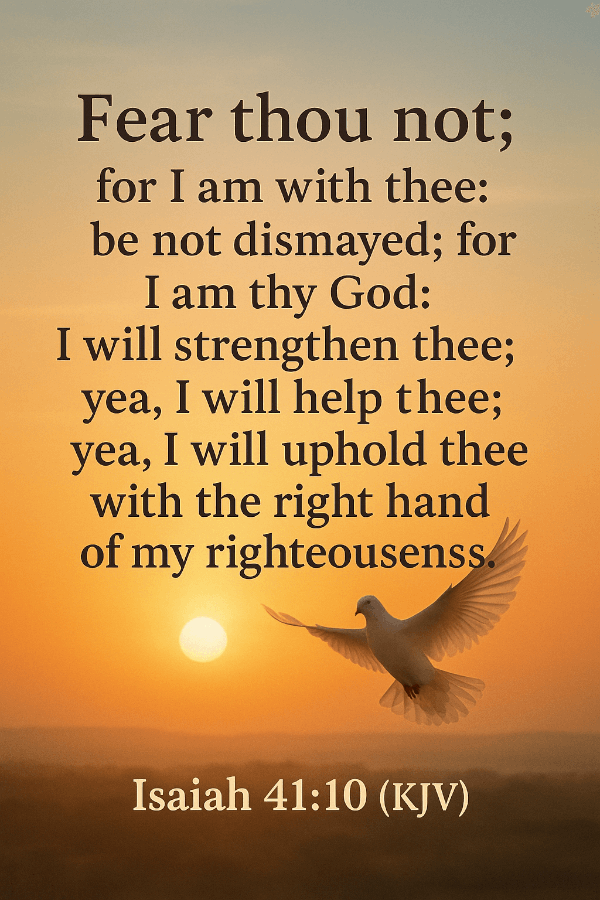 Isaiah 41:10 KJV